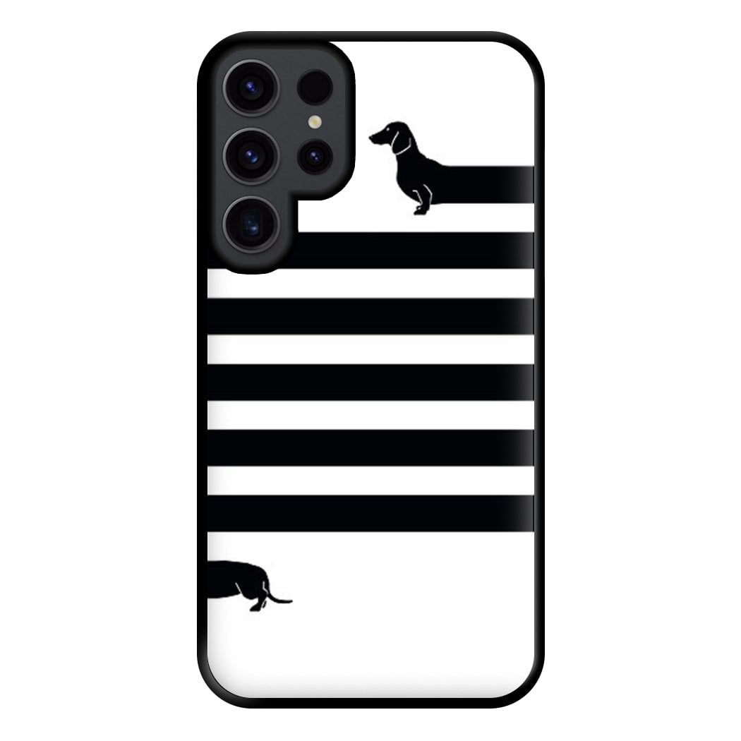 Dachshund Wrapped Phone Case for Galaxy S23 Ultra