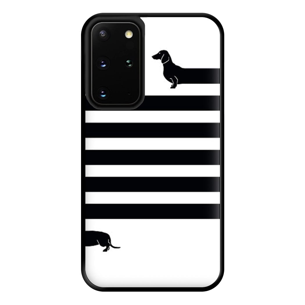 Dachshund Wrapped Phone Case for Galaxy S20 Plus