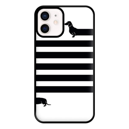 Dachshund Wrapped Phone Case for iPhone 12 Mini