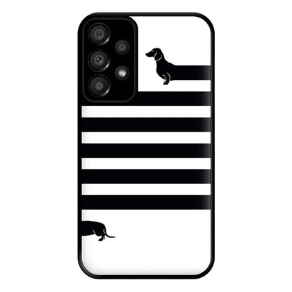 Dachshund Wrapped Phone Case for Galaxy A33