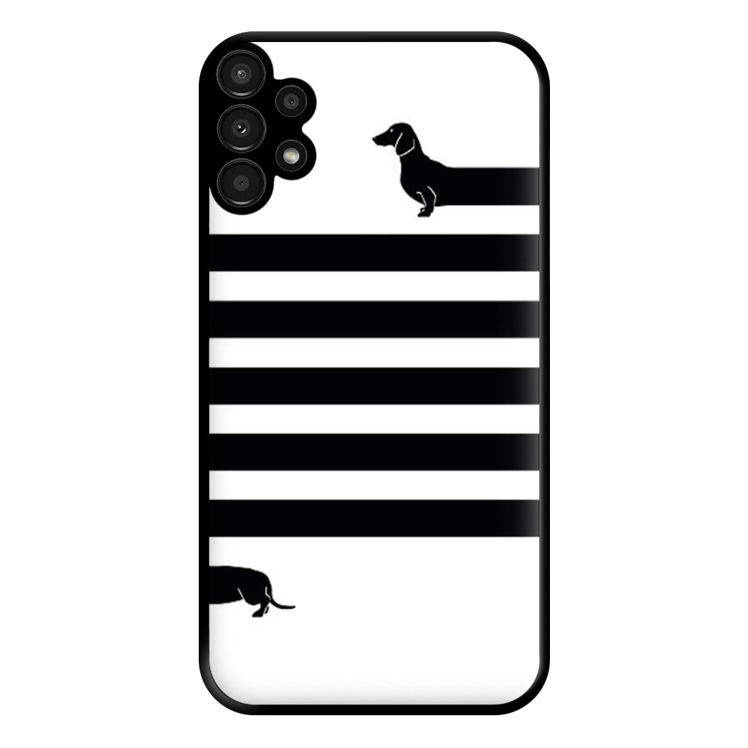 Dachshund Wrapped Phone Case for Galaxy A13