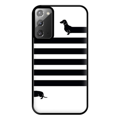 Dachshund Wrapped Phone Case for Galaxy Note 20 Ultra