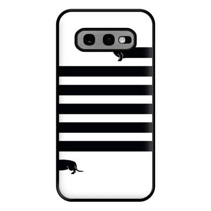 Dachshund Wrapped Phone Case for Galaxy S10e