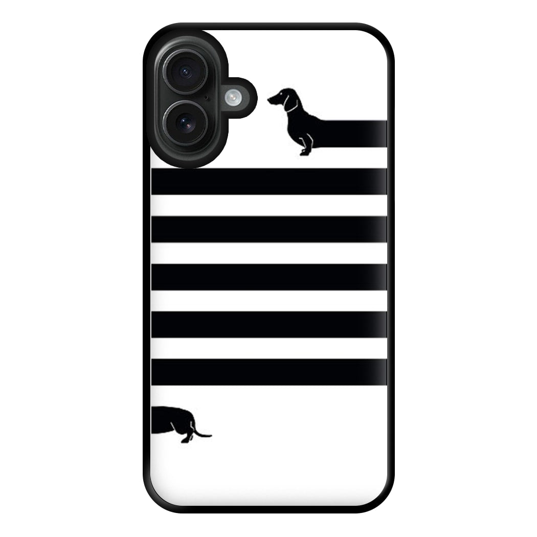 Dachshund Wrapped Phone Case for iPhone 16 Plus