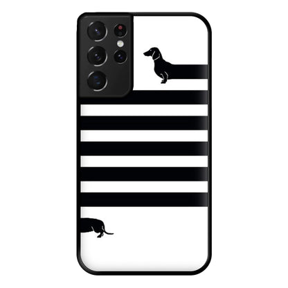 Dachshund Wrapped Phone Case for Galaxy S21 Ultra