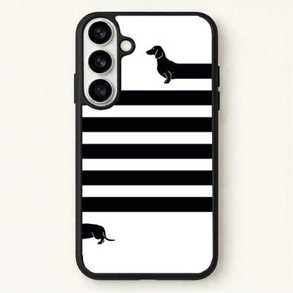 Dachshund Wrapped Phone Case for Galaxy S26 Plus