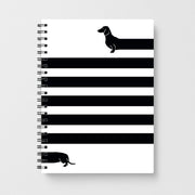 Dachshund Wrapped Notebook 1