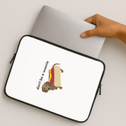 Don't Be A Weenie - Dachshund Laptop Sleeve 2