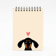 Dachshund Puppy Love Notebook 4