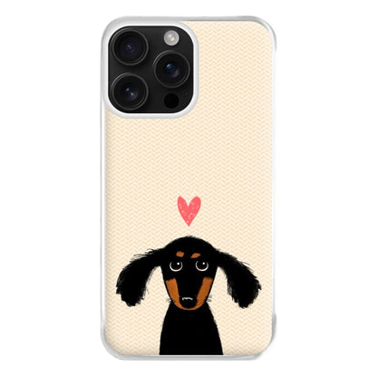 Dachshund Puppy Love Phone Case for iPhone 16 Pro Max