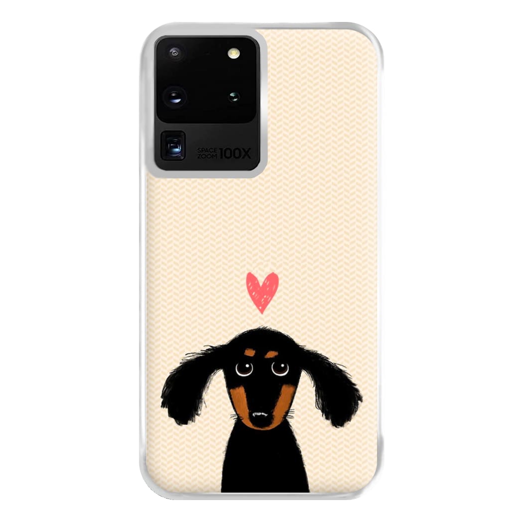 Dachshund Puppy Love Phone Case for Galaxy S20 Ultra