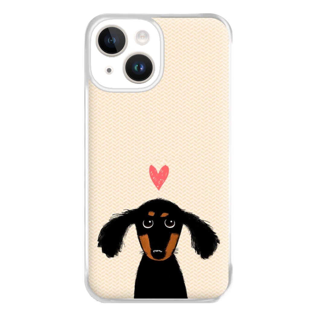 Dachshund Puppy Love Phone Case for iPhone 14