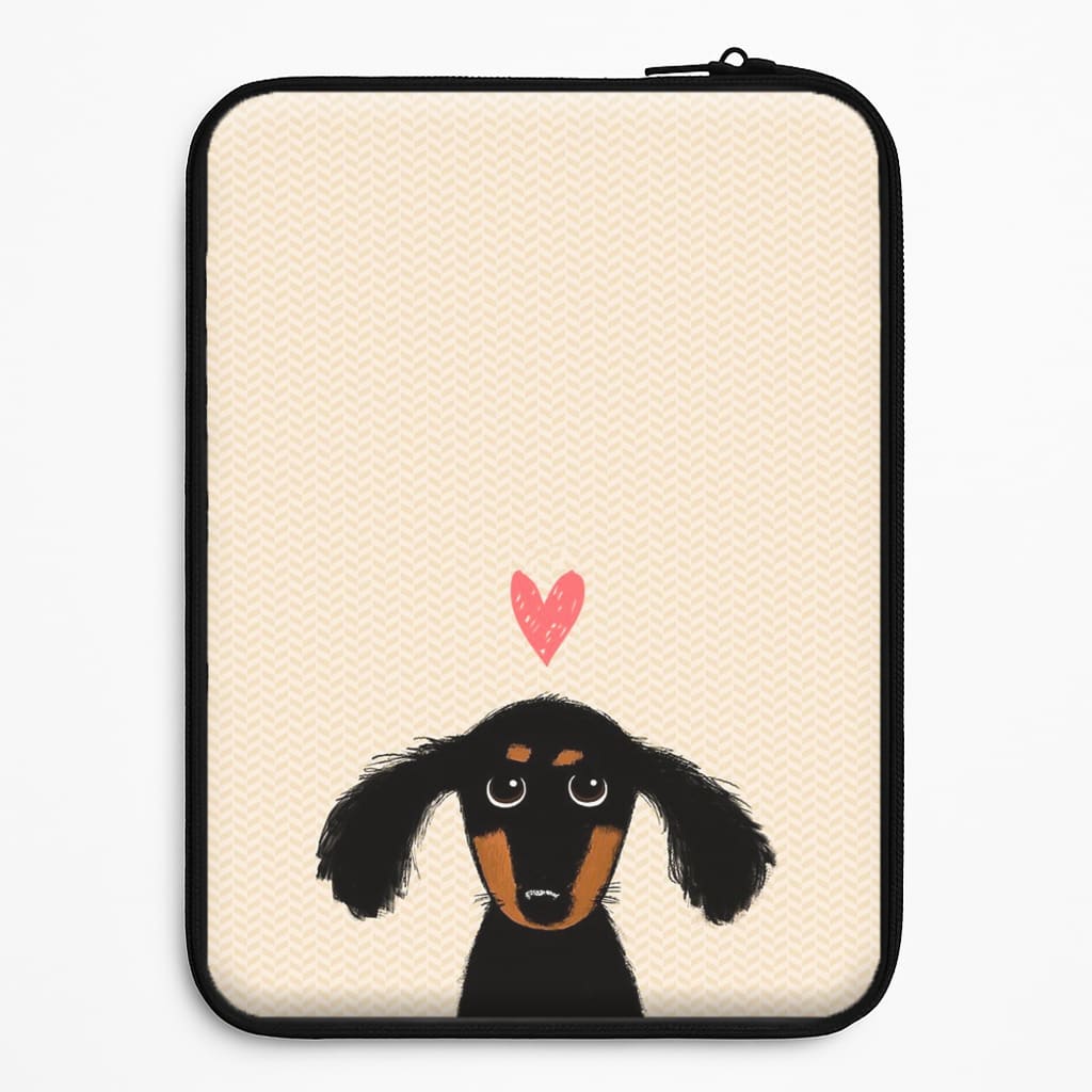 Dachshund Puppy Love Laptop Sleeve