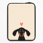 Dachshund Puppy Love Laptop Sleeve 1