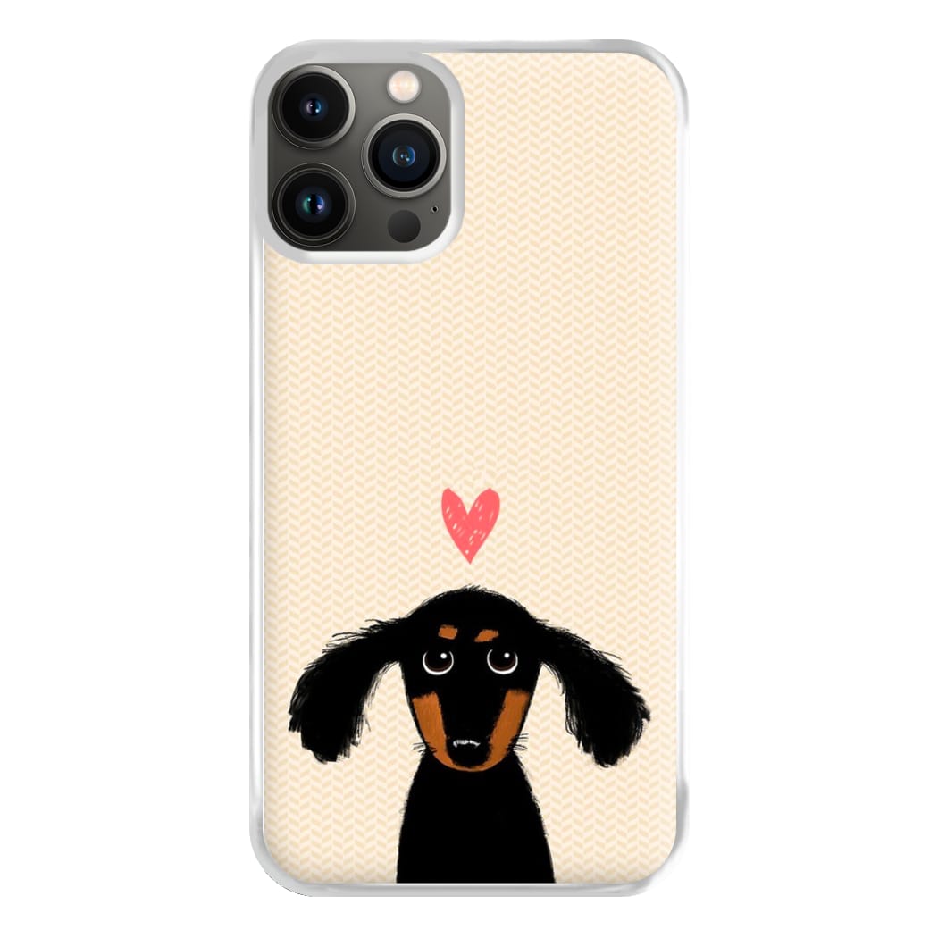 Dachshund Puppy Love Phone Case for iPhone 11 Pro Max