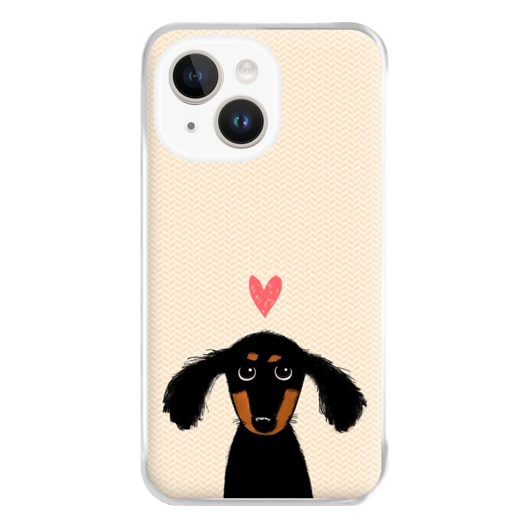 Dachshund Puppy Love Phone Case for iPhone 14 Plus