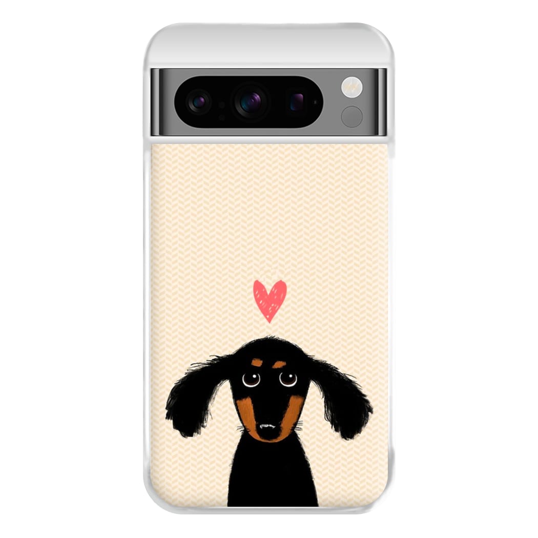 Dachshund Puppy Love Phone Case for Google Pixel 8 Pro