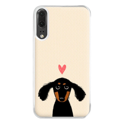 Dachshund Puppy Love Phone Case for Huawei P20