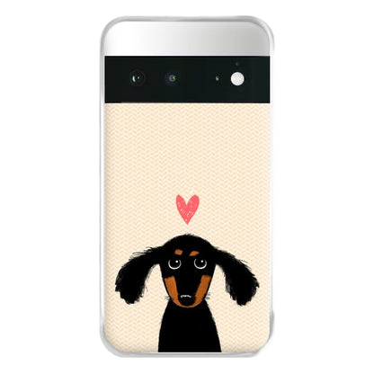 Dachshund Puppy Love Phone Case for Google Pixel 6a