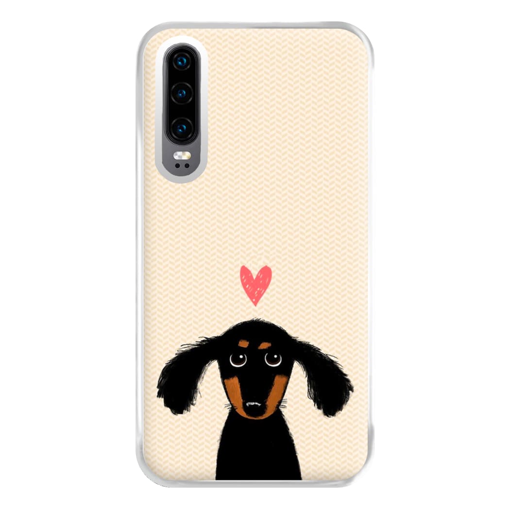 Dachshund Puppy Love Phone Case for Huawei P30