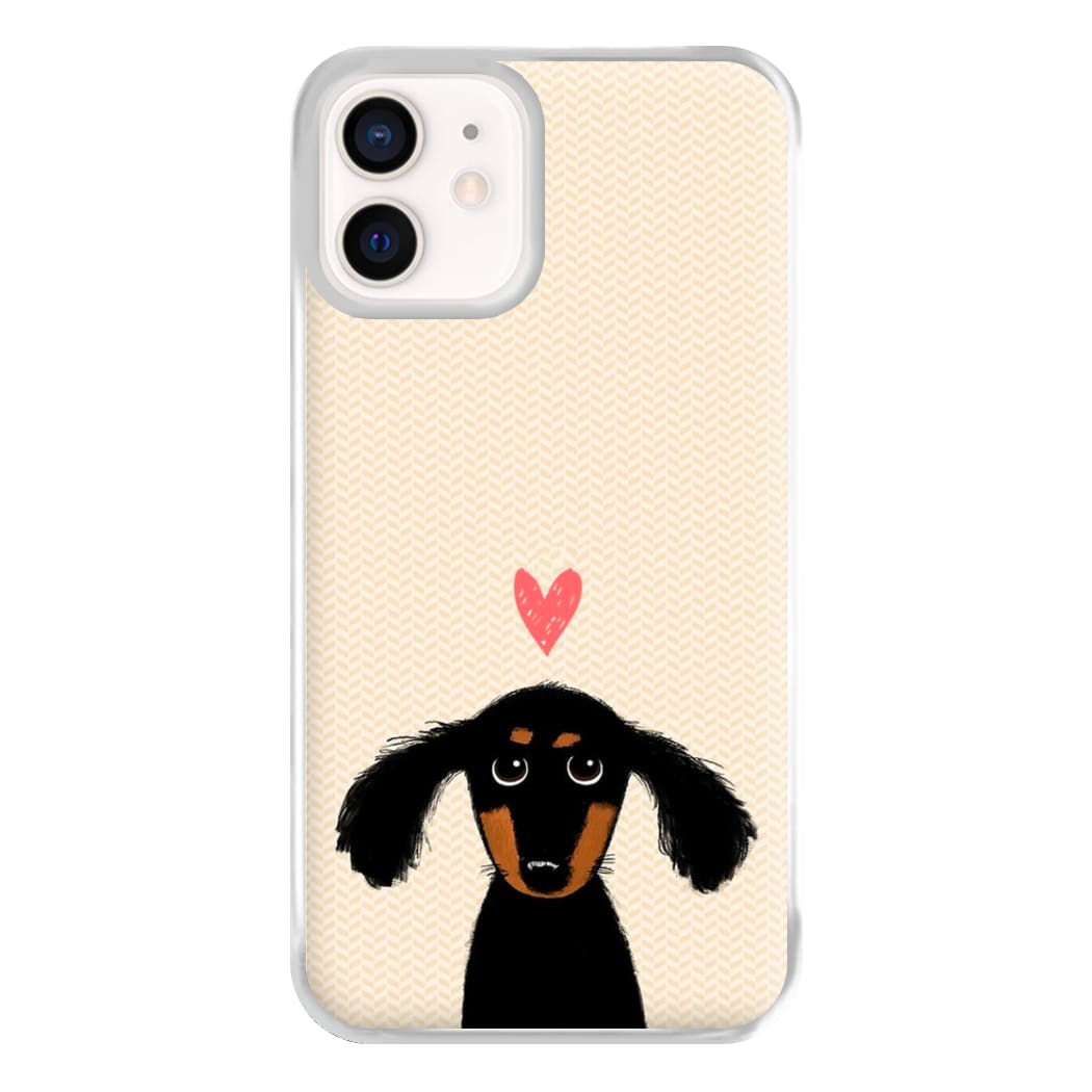 Dachshund Puppy Love Phone Case for iPhone 12 Mini