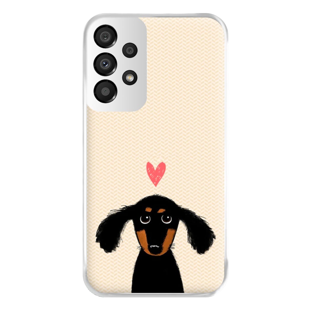 Dachshund Puppy Love Phone Case for Galaxy A33