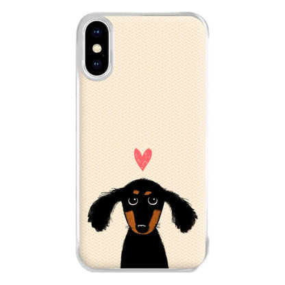 Dachshund Puppy Love Phone Case for iPhone XS Max