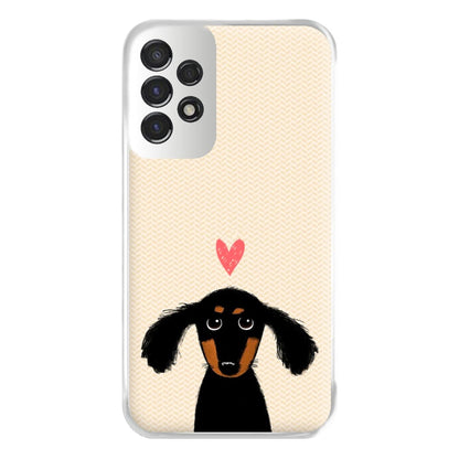 Dachshund Puppy Love Phone Case for Galaxy A53