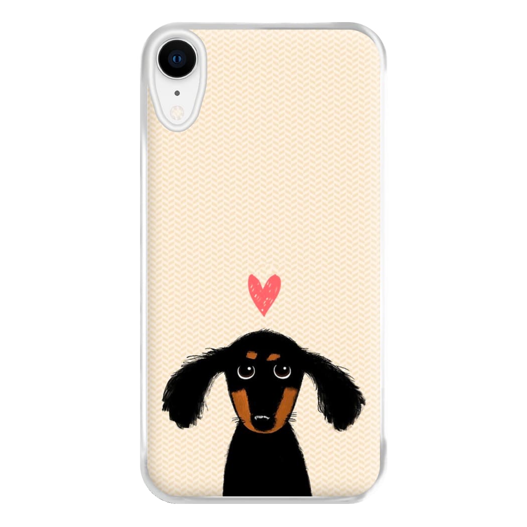 Dachshund Puppy Love Phone Case for iPhone XR