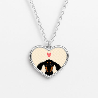 Dachshund Puppy Love Necklace