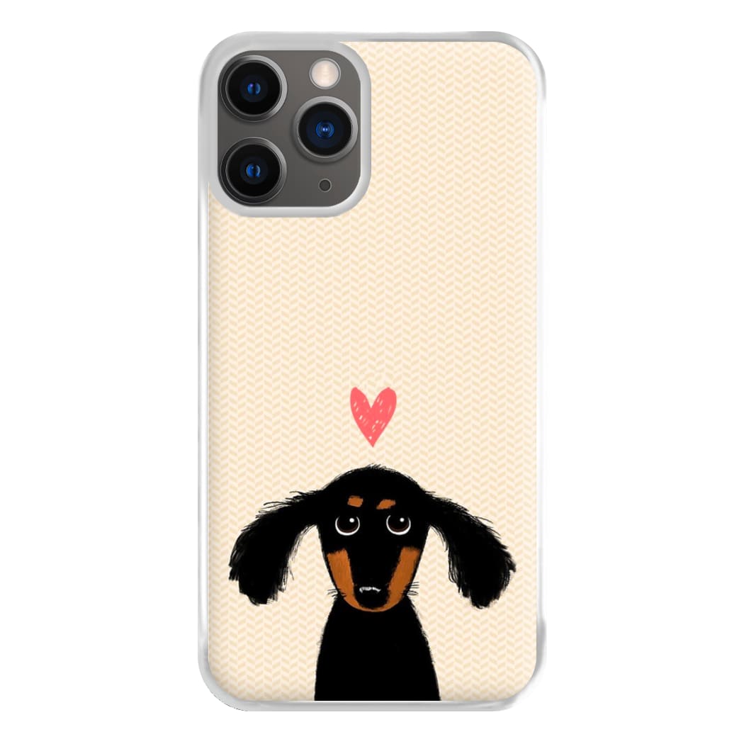 Dachshund Puppy Love Phone Case for iPhone 12 Pro Max