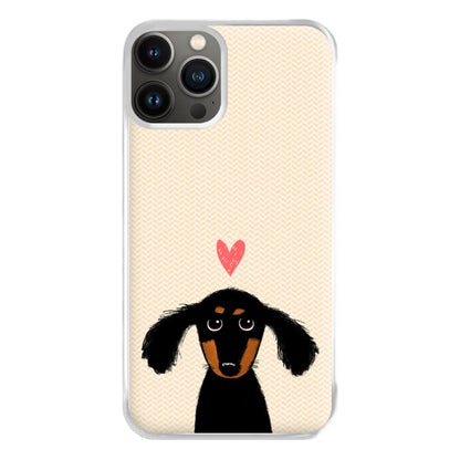 Dachshund Puppy Love Phone Case for iPhone 13 Pro Max