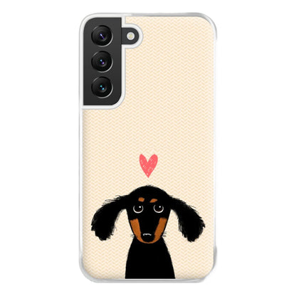 Dachshund Puppy Love Phone Case for Galaxy S22 Plus