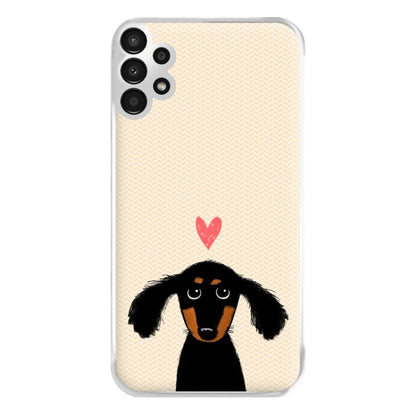 Dachshund Puppy Love Phone Case for Galaxy A13