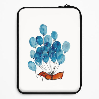 Dachshund And Balloons Universal Laptop Sleeve