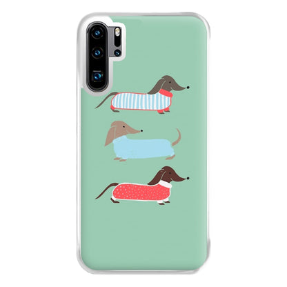 Sausage Dogs in Jumpers Phone Case for Huawei P30 Pro