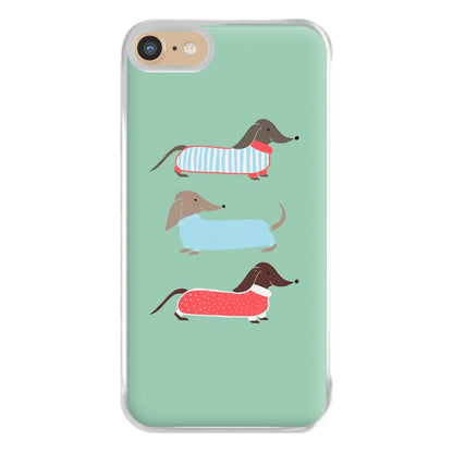 Sausage Dogs in Jumpers Phone Case for iPhone 6 / 7 / 8 / SE