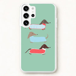 Sausage Dogs in Jumpers Phone Case for Galaxy S26 Ultra