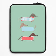 Sausage Dogs in Jumpers Laptop Sleeve 1