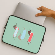 Sausage Dogs in Jumpers Laptop Sleeve 2