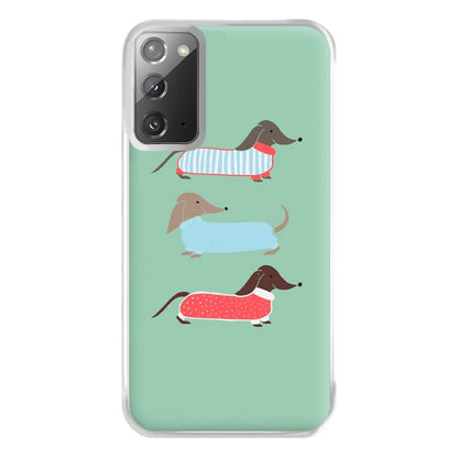 Sausage Dogs in Jumpers Phone Case for Galaxy Note 20 Ultra