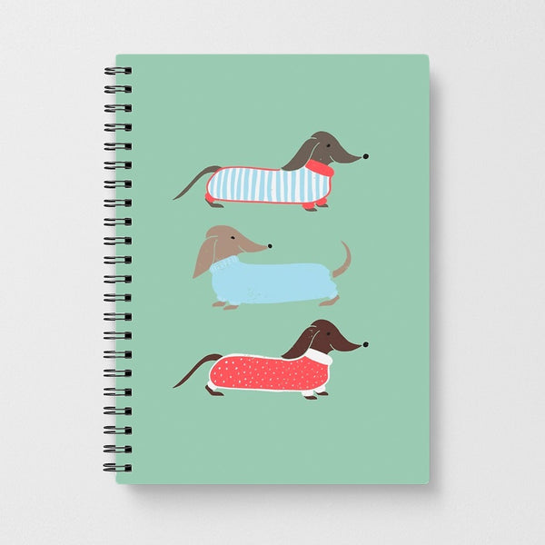Sausage Dogs in Jumpers Notebook - Fun Cases