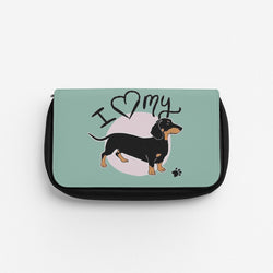 I Love My Dachshund Pencil Case