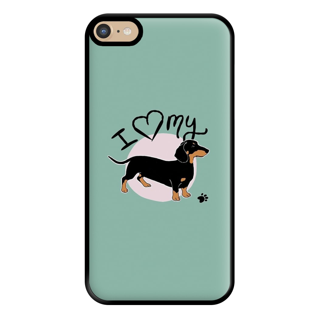 I Love My Dachshund Phone Case for iPhone 6 Plus / 7 Plus / 8 Plus