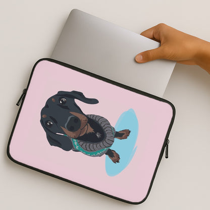 Cartoon Dachshund MacBook Case