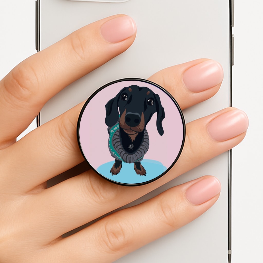 Cartoon Dachshund FunGrip
