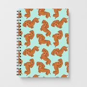 Sausage Dog Pattern Notebook 1