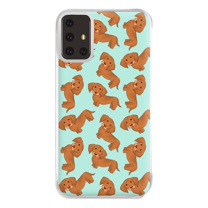 Sausage Dog Pattern Phone Case for Galaxy A71