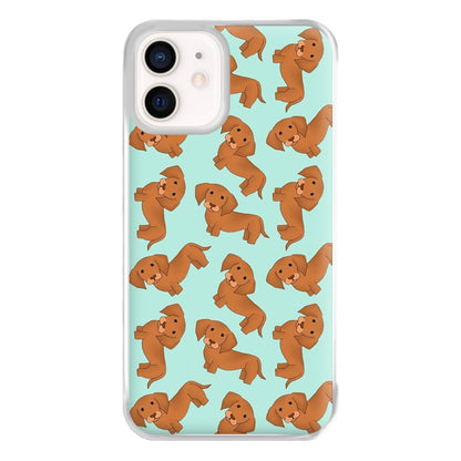 Sausage Dog Pattern Phone Case for iPhone 12 Mini