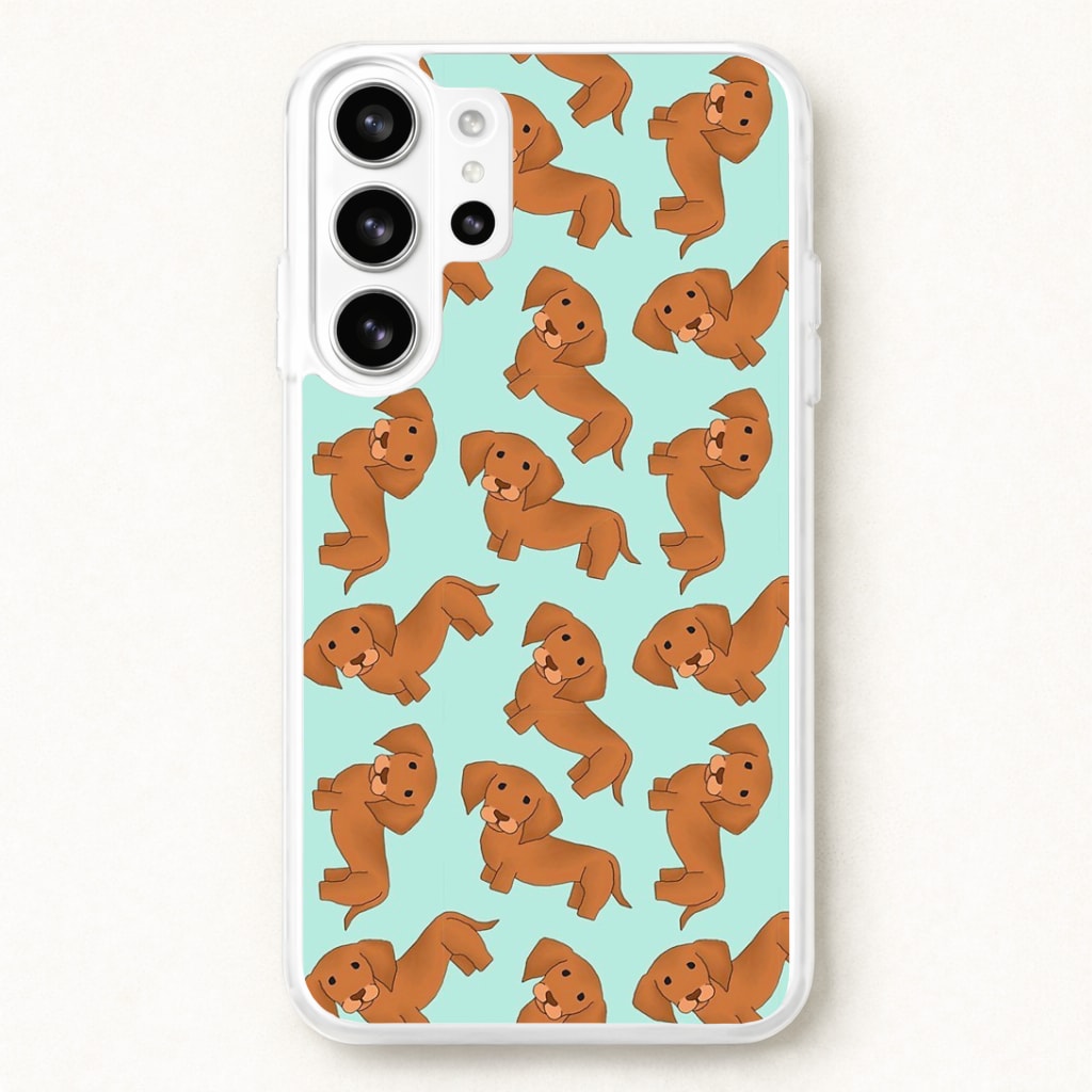 Sausage Dog Pattern Phone Case for Galaxy S26 Ultra